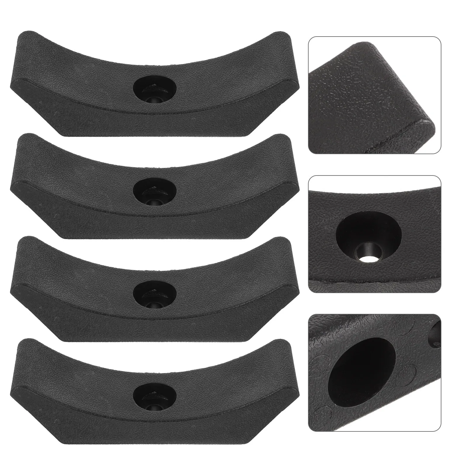 

4pcs Sturdy Wear-Resistant Plastic Weight Holder For Gym Home Fitness Supply Free Weight Stand Barbell Holder Small Dumbbell