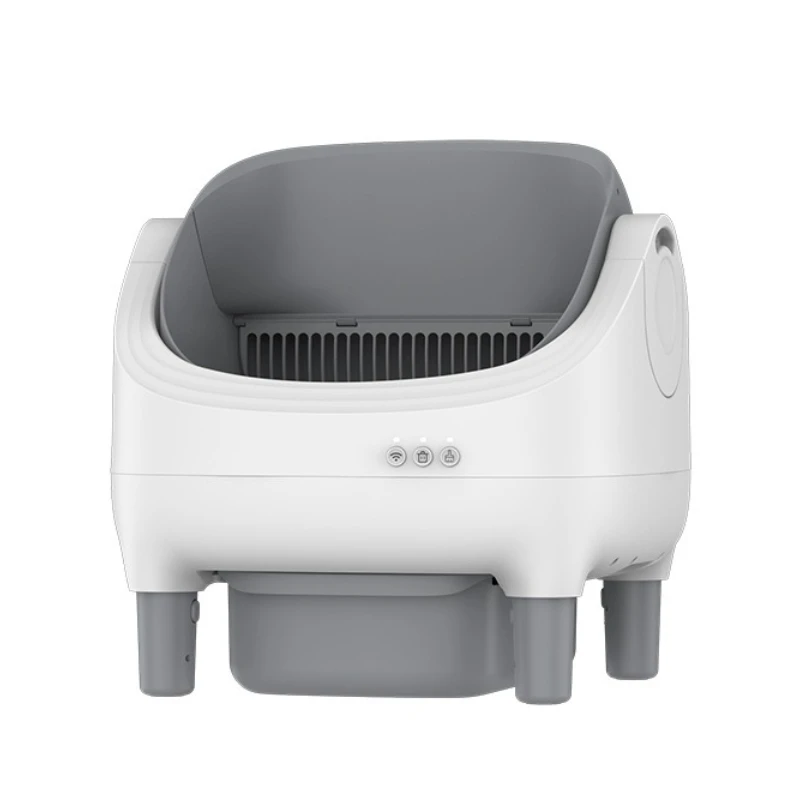 التلقائي صندوق نفايات القط الحيوانات الأليفة القط رمل آلة التنظيف الكهربائية المغلقة بالكامل القطط المرحاض إزالة الروائح الكريهة القطط الذكية صناديق الرمل #1