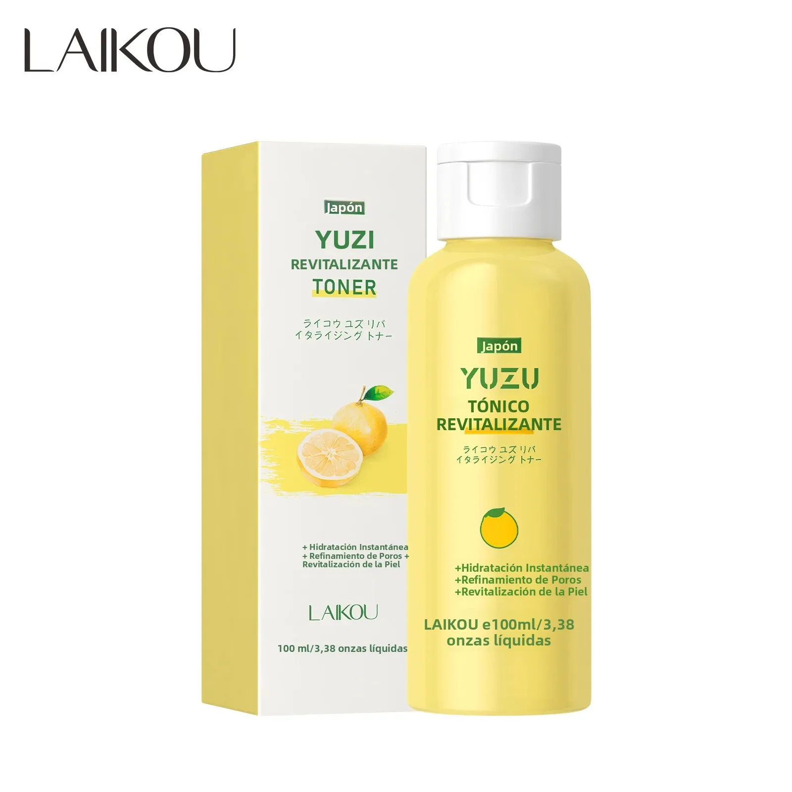 Tónico Facial japonés YUZU, 100ml, hidratación profunda, refinación de poros, ilumina la piel, cuidado revitalizante hidratante de larga duración