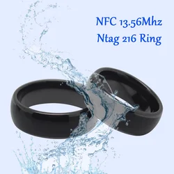 Ntag216 Smart Chip Ring 13.56mhz Nfc Token Rfid Iso14443 Badge 888 Bytes Amibo Business Card Game Ring