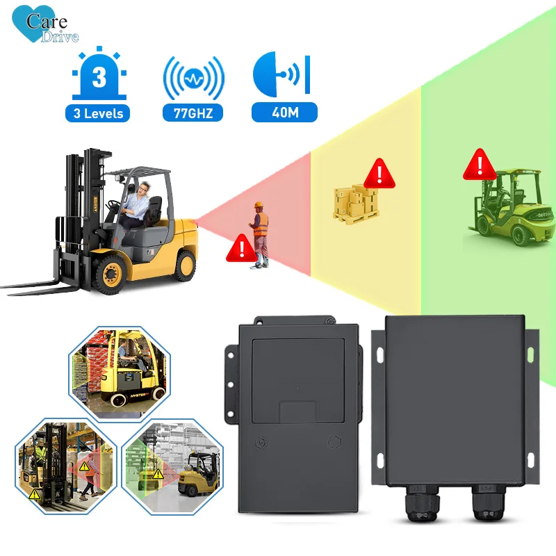 CareDrive R350 véhicule Anti Collision 77GHZ onde millimétriques camion alerte de proximité 24V Radar système d'avertissement d'évitement d'obstacles