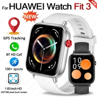 For Huawei Watch Fit 3 Smart Watch Men 2024 Bluetooth Call Sports Watches Heart Rate Health Monitor Waterproof Smartwatch Women