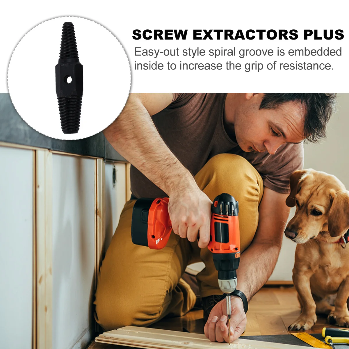 

1Set Broken Wire Extracting Tool Double-Headed Carbon Steel Durable Remover for Home Kitchen Repair Double-End Broken Wire