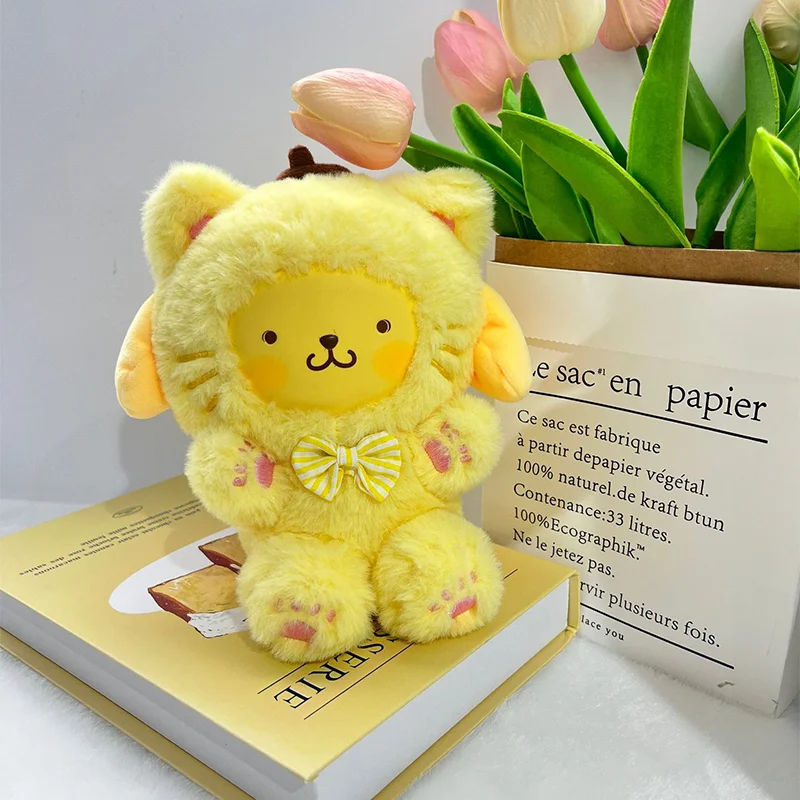 

Новая горячая распродажаSanrio Elf Bunny Baby Series, виниловая кукла с лицом, милая моя мелодия Cinnamoroll, кулон «Hello Kitty Latte», подарок на день рождения