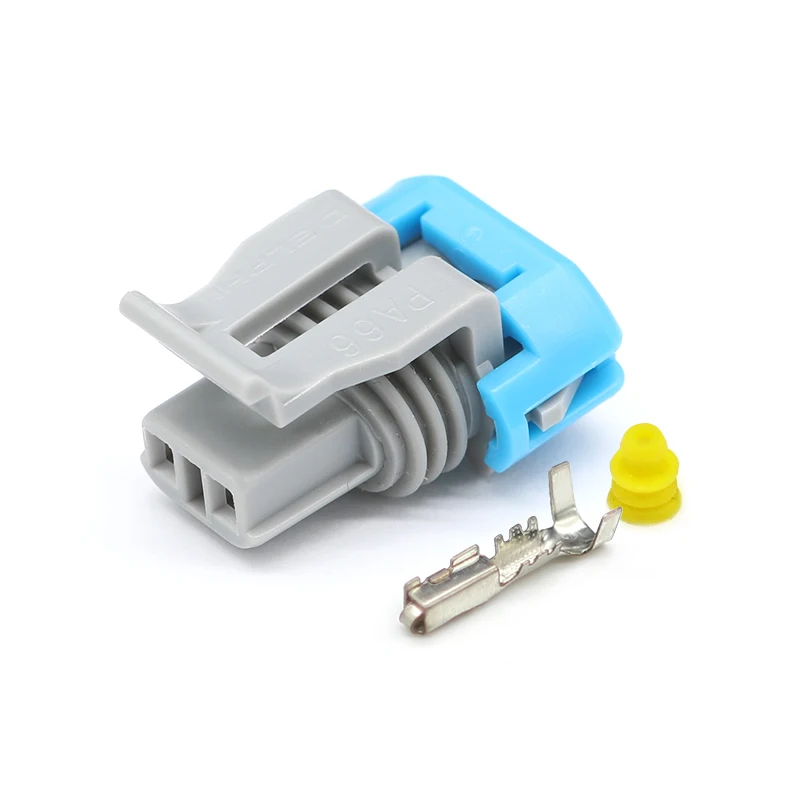 2Pin 12052643  Waterproof Automotive Connectors Housing  1.5mm  Sensor Cable Harness Connector  Additional Terminal and Seal