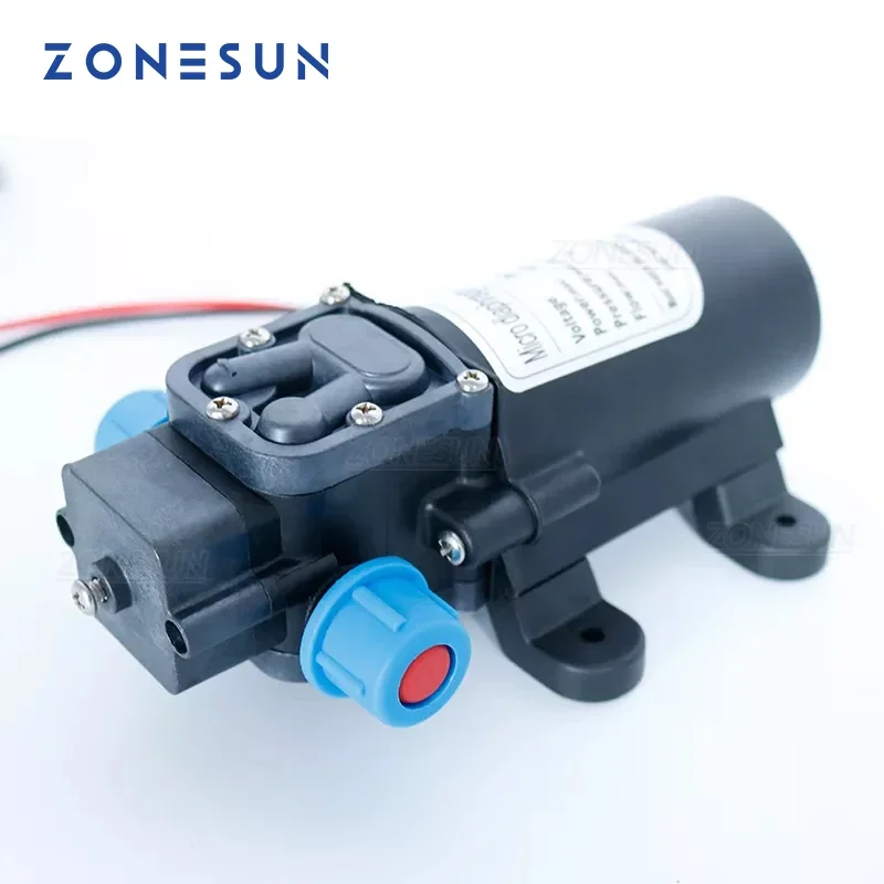 ZONESUN Diaphragm Water Pump For Filling Machine Small Safe High Pressure Self Priming Pump 3.6L/min