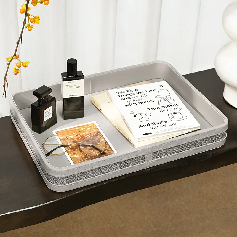 rectangle-woven-leather-storage-tray-multifunctional-light-luxury-cosmetic-watch-display-decorative-tray-desk-accessories-gift