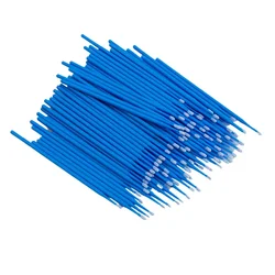 100 Stücke Up Paint Micro Pinsel Tipps 1,5mm Mini Auto Touch Up Farbe Micro Pinsel Lila Auto Applikator Sticks Detaillierung Auto Produkte