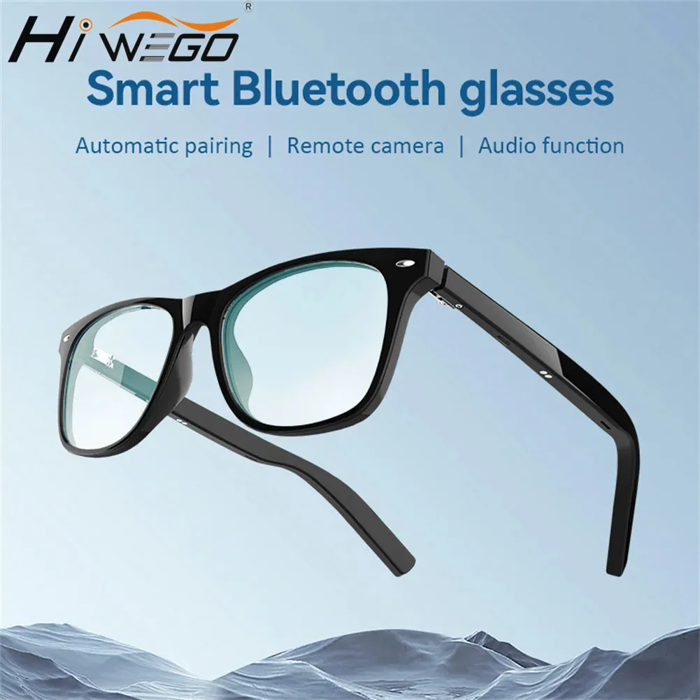 HiwegoG05 Smart Glasses Open Ear Music Hands-Free Calling Stereo Sound Wearable Headsets Smart Sports Anti-Blue Light Sunglasses