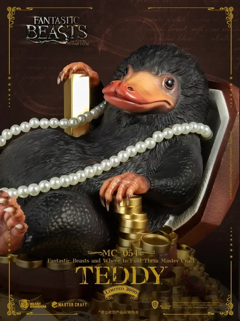 Beast Kingdom Fantastic Beasts And Where To Find Them Harry Potter Niffler Status Fortune Model Decor Collective Anime Figure