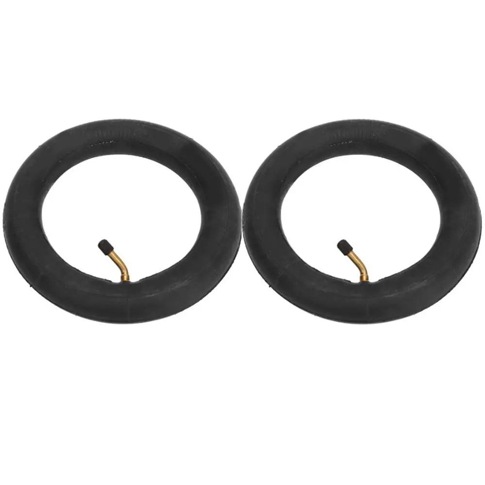 2 Pcs 8 1/2 x2 Electric Scooter Inner Tube 45 Degree Valve Tight Sealing Electric Scooter Tube Black Scooter Inner Tube