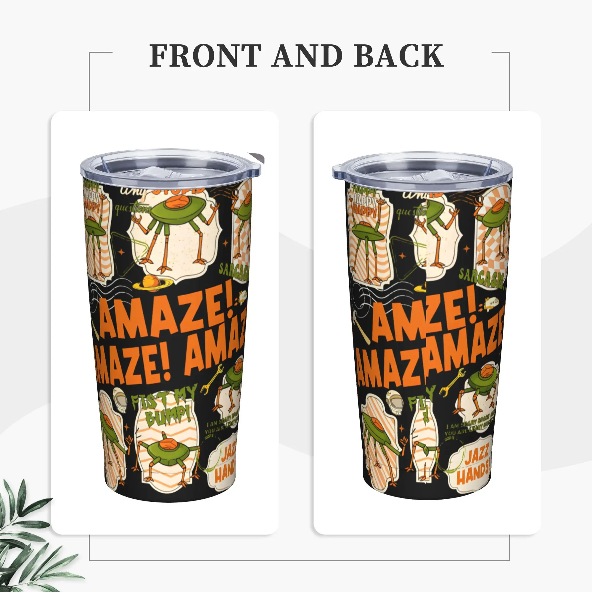 Rockys Amaze Project Hail Mary Book Scifi Tumbler Vacuum Insulated  Coffee Cups Vacuum Flask Double Wall Mugs Water Bottle, 20oz