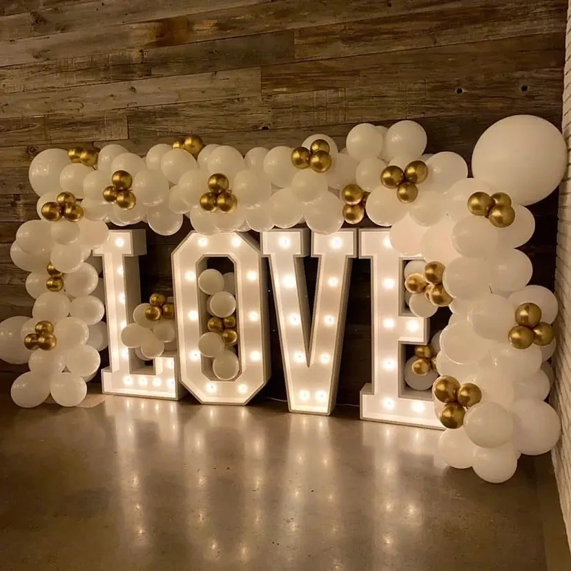 Large LED Light up Marquee Letters Sign - Big Giant Illuminated Alphabet for Parties And Events