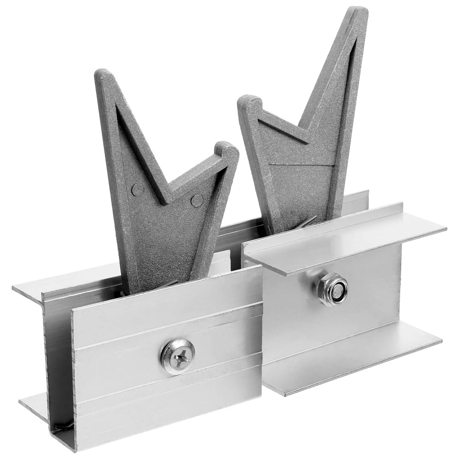 2 قطعة مجموعة قفل الرنين الفولاذ المقاوم للصدأ لاستبدال تمديد استقرار سلم معدني اكسسوارات المنزلية أقفال الرونج التمديد #6