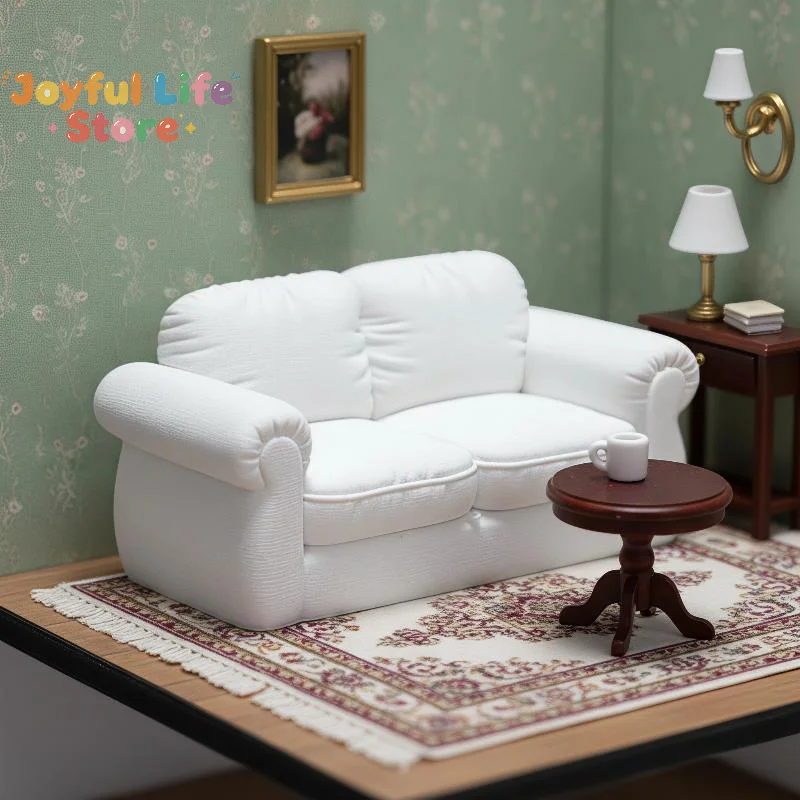 Hot Sale Miniature Sofa Model, Dollhouse Living Room Furniture Accessory, Photography Prop And Decorative Ornament