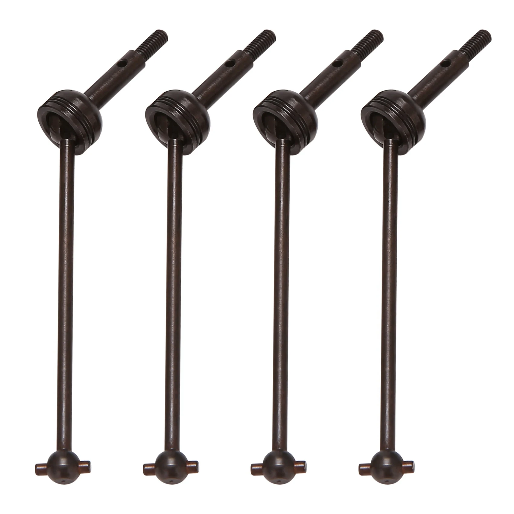 【CYBER MONDAY】4Pcs Steel Front Rear Universal CVD Drive Shaft for 144001 124018 124019 RC Car Upgrade Parts Accessories