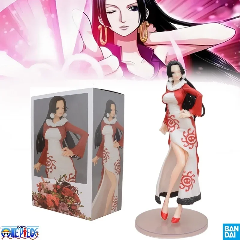 

Anime One Piece 24cm Cheongsam Empress Boa Hancock Action Figures Pvc Statue Model Dolls Collectible Children Toy Gifts for Kids