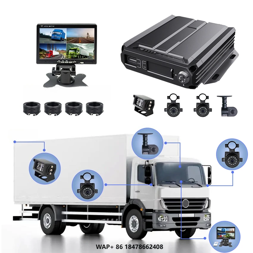 

Smart Product 1080p H264 Mdvr Tracking System 4 Channels 4g Vehicle Cmsv6 Fleet Management Vehicle Security Cameras Mdvr