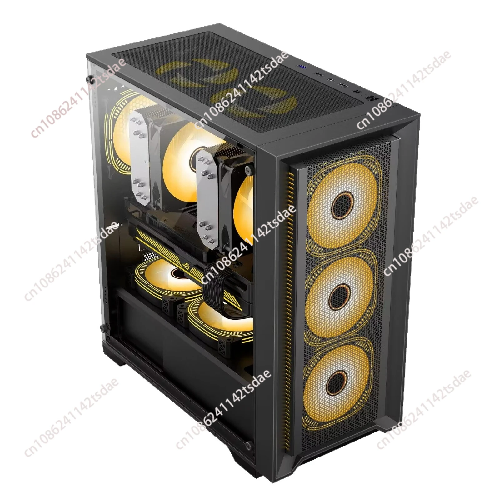 

X99 Dual Channel CPU Server 33 X99 Dual Channel Chassis Wide Main Board E-ATX Computer Side Through The Chassis