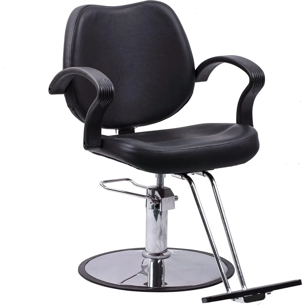 

Rotatable Barber Chair with Foot Pedals Hydraulic Styling Barbers Chairs for Barbers and Beauty Salon, Barber Chair