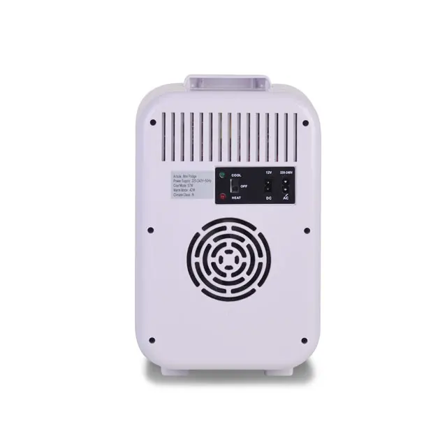 Przenośna lodówka kosmetyczna z lustrem LED o pojemności 8 litrów - mini lodówka kosmetyczna do pielęgnacji skóry, makijażu i użytku domowego na biurku