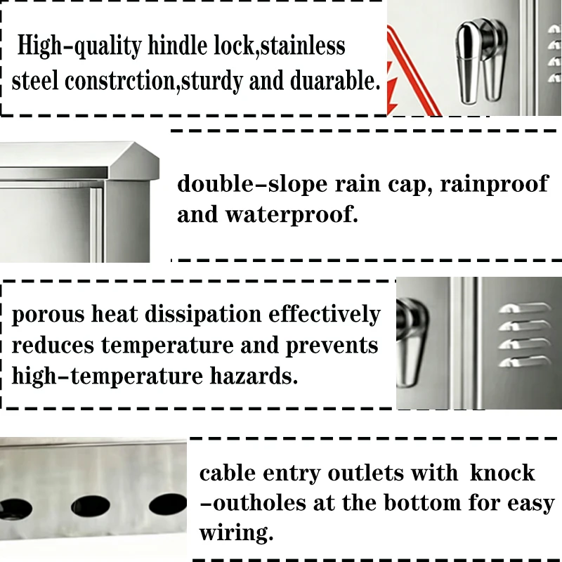 Full welding sealing treatment, neat workmanship, strong stability of the board, and no rusting in outdoor environments