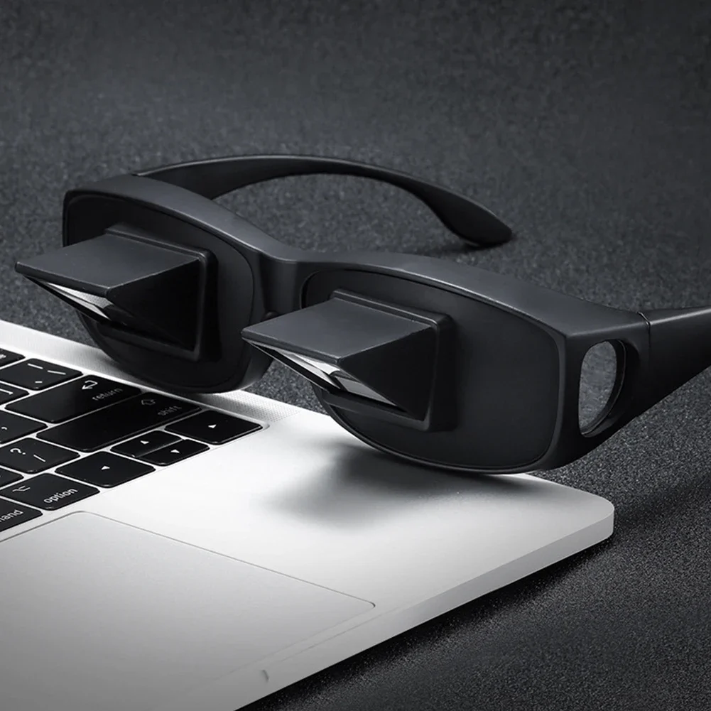 مذهلة كسول الإبداعية المنظار كتب القراءة الأفقية الجلوس نظارات على السرير الاستلقاء عرض التلفزيون قصر النظر نظارات المنشور قابلة للاستخدام #4