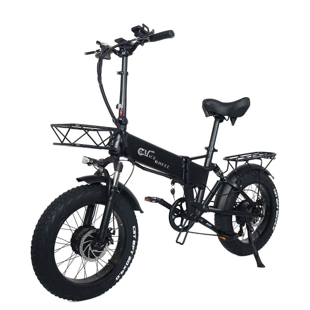 

Upgrade To Hydraulic Disc Brakes RX20-Max Dual 750W Motor 20 Inch Fat Tire Snow Electric Bike, 48V 15Ah Folding Bike