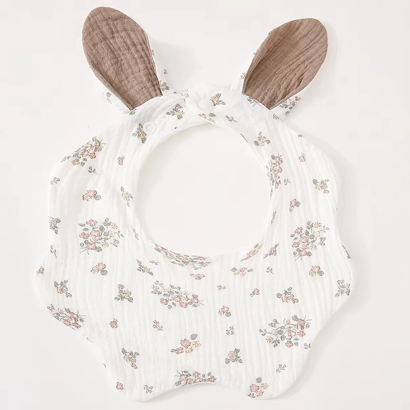 

Хлопковые детские нагрудники для слюней, шарф с принтом, удобная ткань для прорезывания зубов, дышащее полотенце для слюны, аксессуары для детей