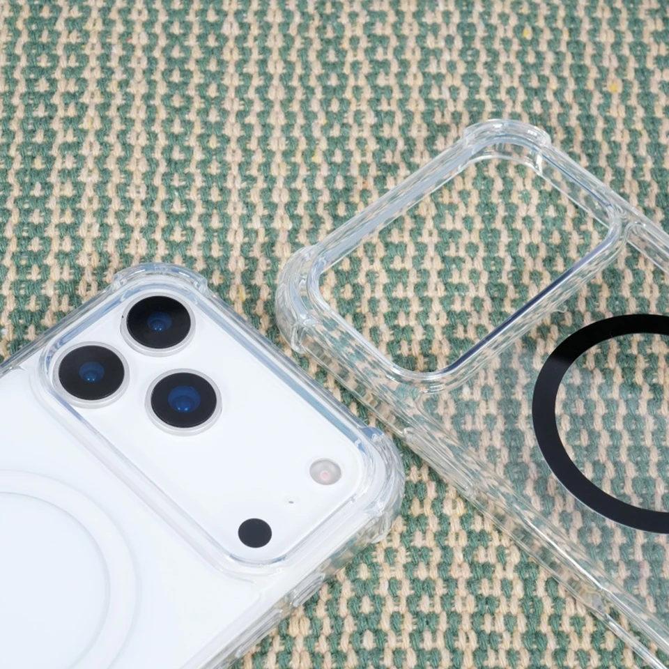 Transparent Magnetic Phone Case for iPhone 11 12 13 16 17 Pro Max Air 14 15 16 Plus 16E Magsafe Silicone Wireless Charging Cover - Image 5