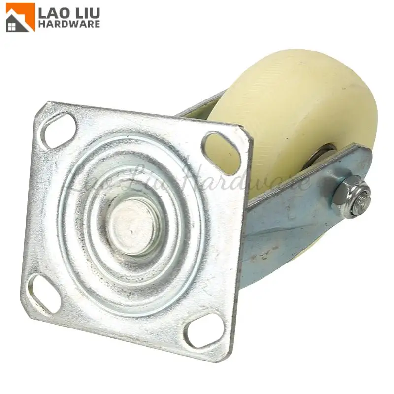 

5-Inch Universal Nylon Wheel with Heavy-Duty Wear Resistance & 360° Flexible Steering – Ideal for Industrial Carts & Flat Carts