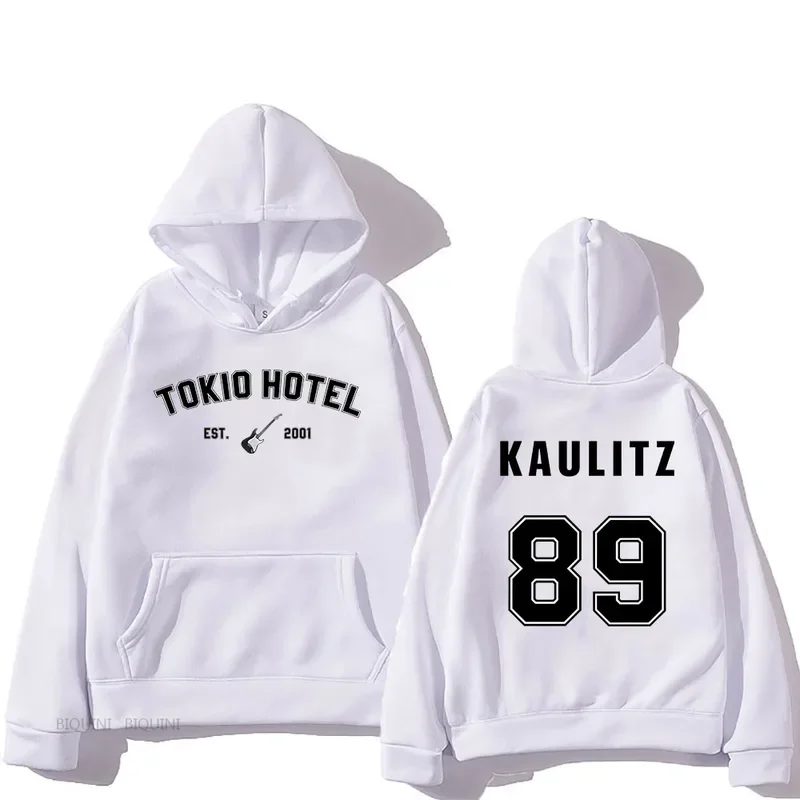 Tokiohotel hoodies rip group music graphic printing sweatshirt fans Winter long sleeve hooded pullovers comfortable sudadera