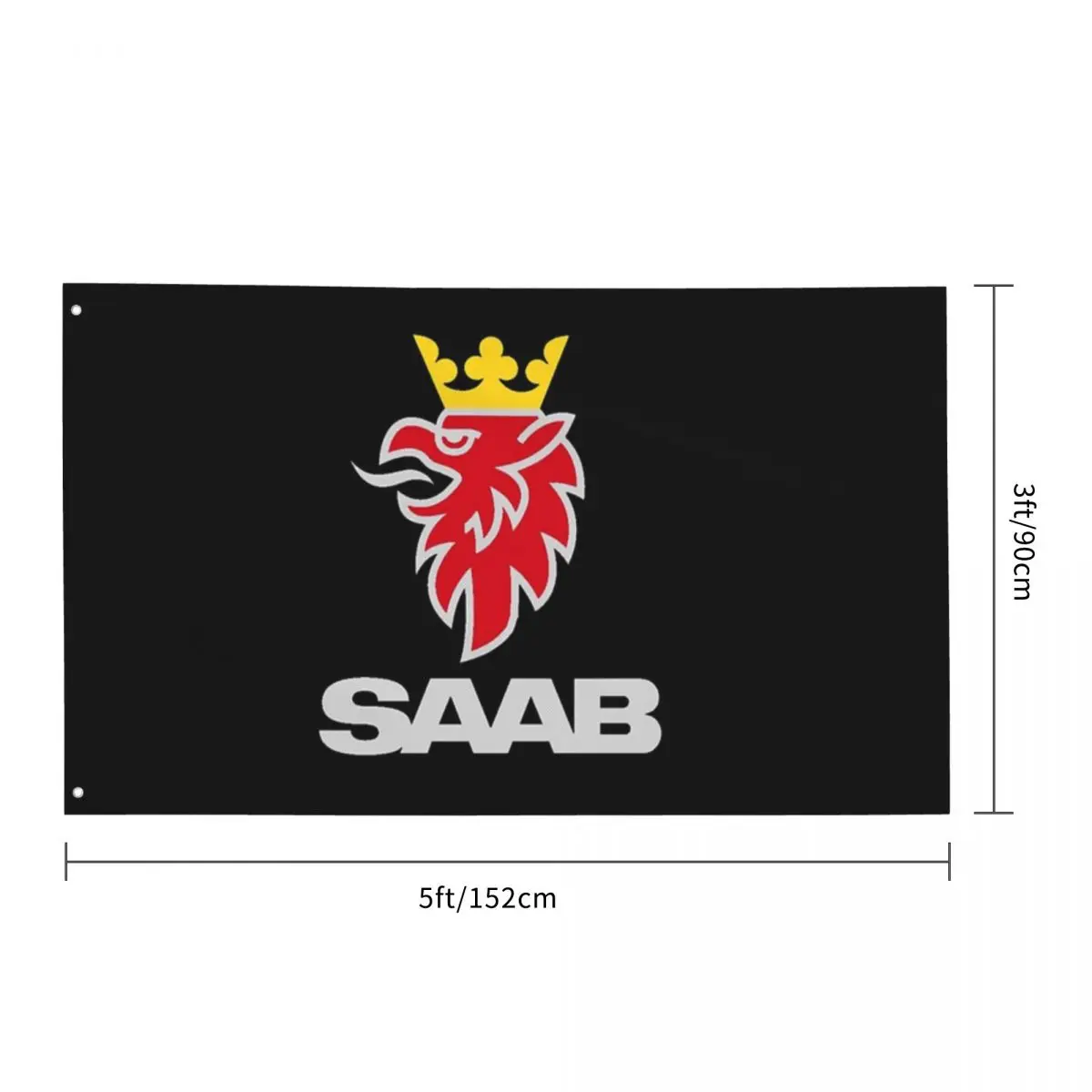 Outdoor Banner with Saab Logo, Warm Wishes, Gorgeous Halloween Banner, Home Decoration, Cool Boy, Nautical Flag, Mountaineering