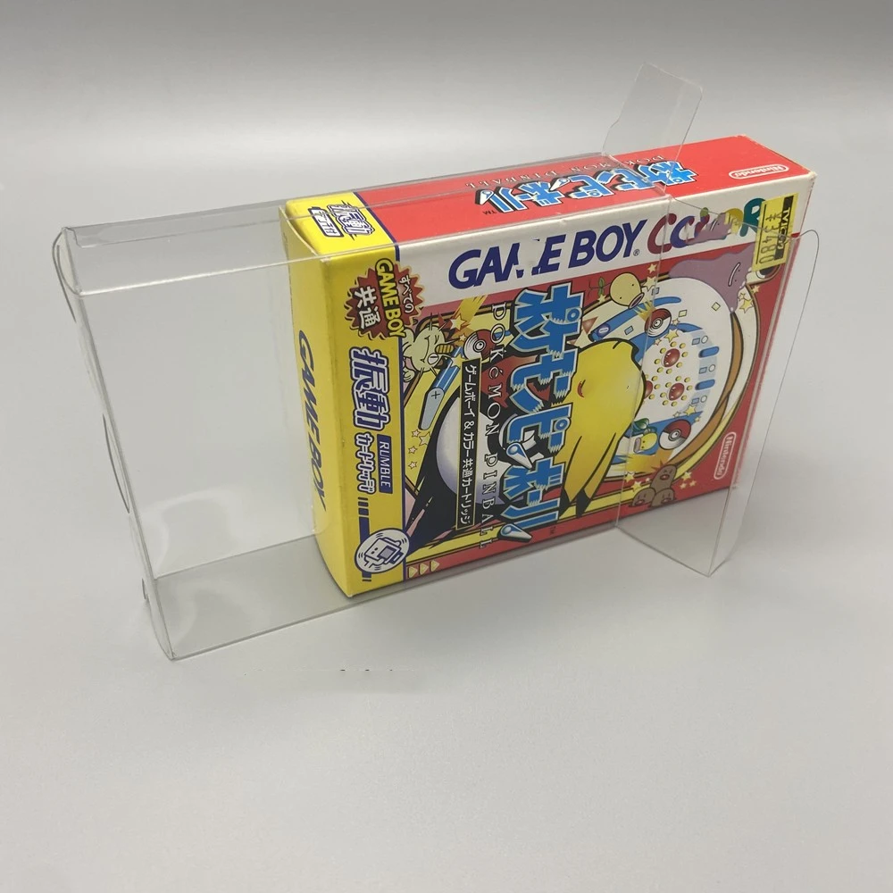 Transparent Box Protector For GBC/Pokémon Pinball: Ruby&Sapphire Collect Boxes TEP Storage Game Shell Clear Display Case