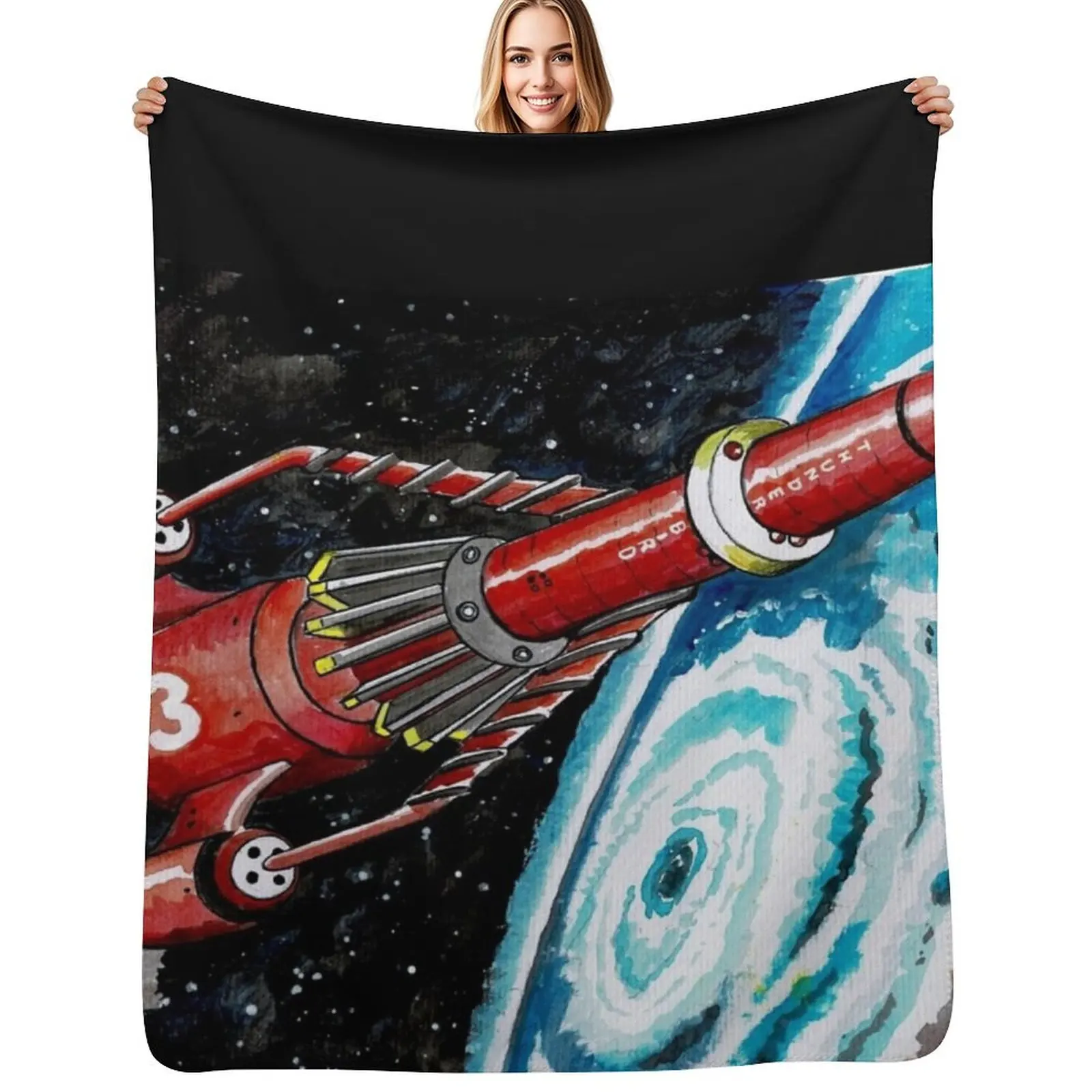 Thunderbird 3 from Thunderbirds Throw Blanket Blankets For Baby Multi-Purpose Kid'S Retros Decorative Throw Cute Plaid Blankets