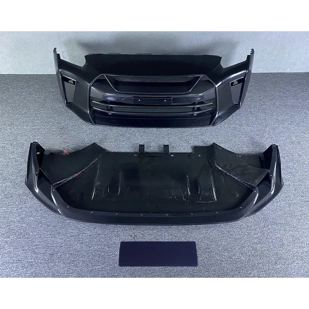 Top Secret 2017 Style Bodykit Carbon Fiber Front Bumper For NISSAN R35 GTR Body Kit