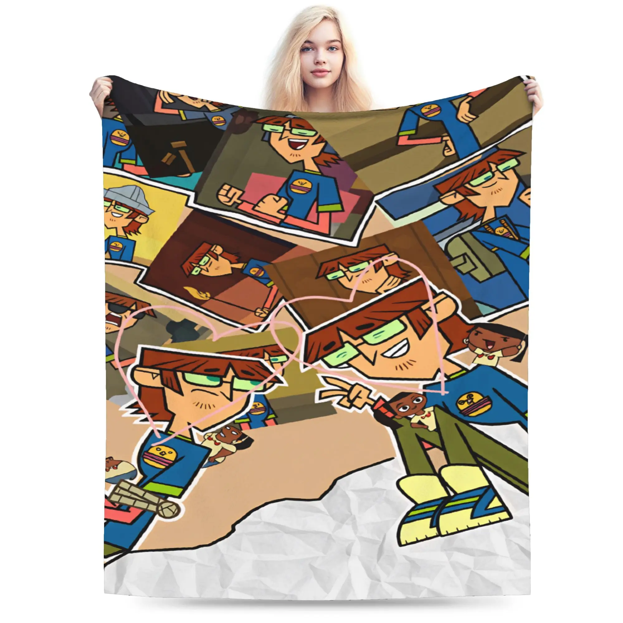 Soft Comfy Throw Blanket Travel Car Totals Dramas Blanket Harold Flannel Bedspread For Couch Chair Novelty Sofa Bed Cover