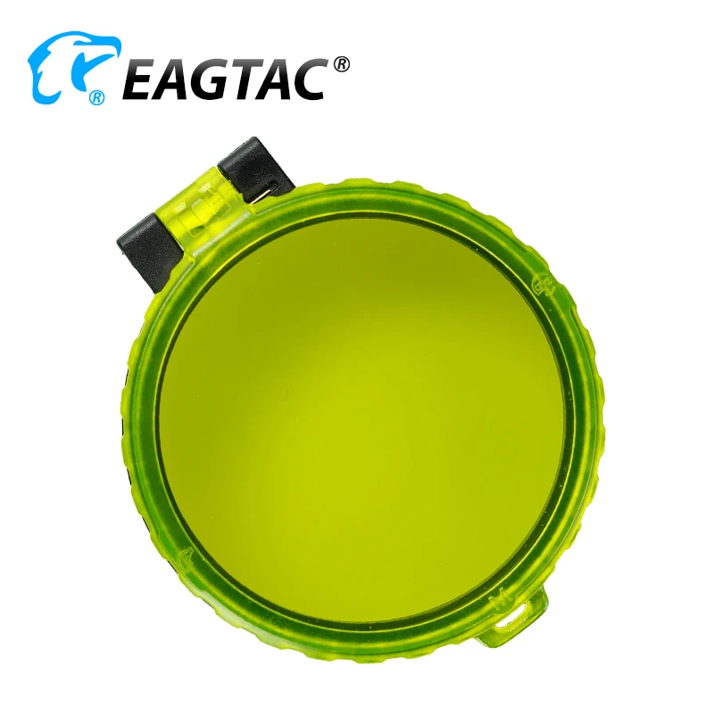 EAGTAC T G S M Series LED Flashlight Yellow Filter w/ Flip Cover (plastic)