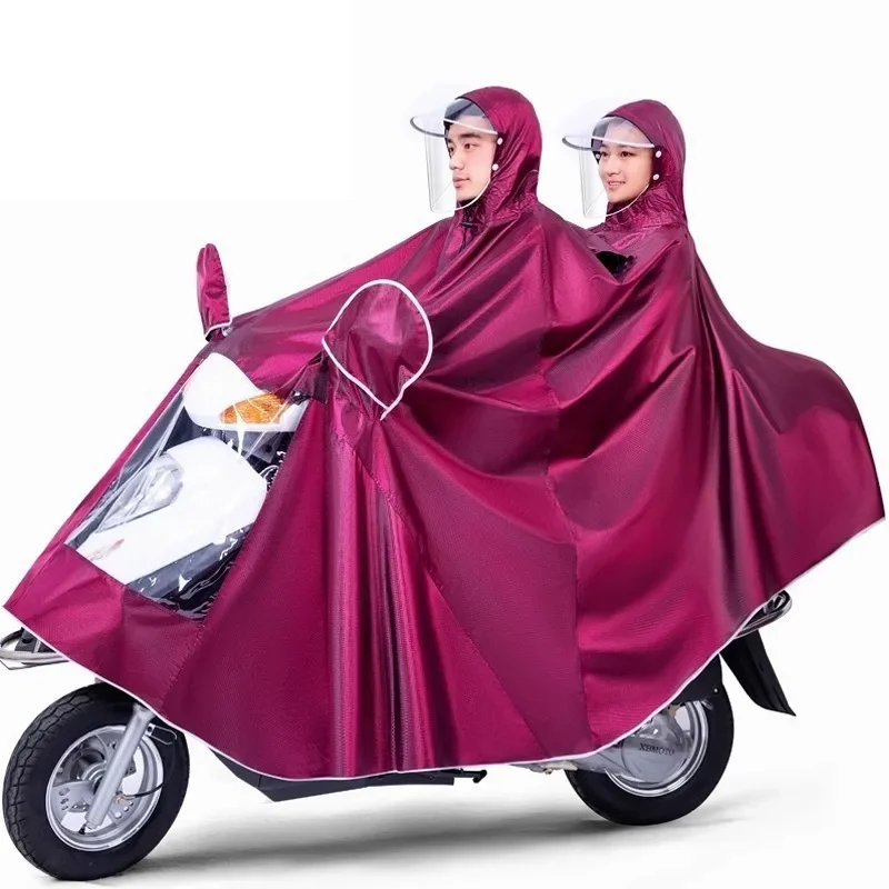 Morandi electric poncho and motorcycle rainstorm adult Oxford cloth extension raincoat