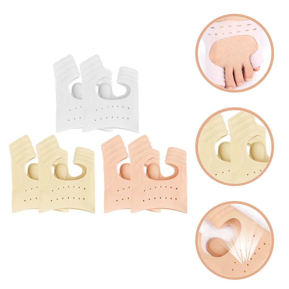 

3Pairs Bunion Corrector Toe Separator Cushion Hammertoe Pad Foot Care Products Pain Relief Bunion Pads for Men Women