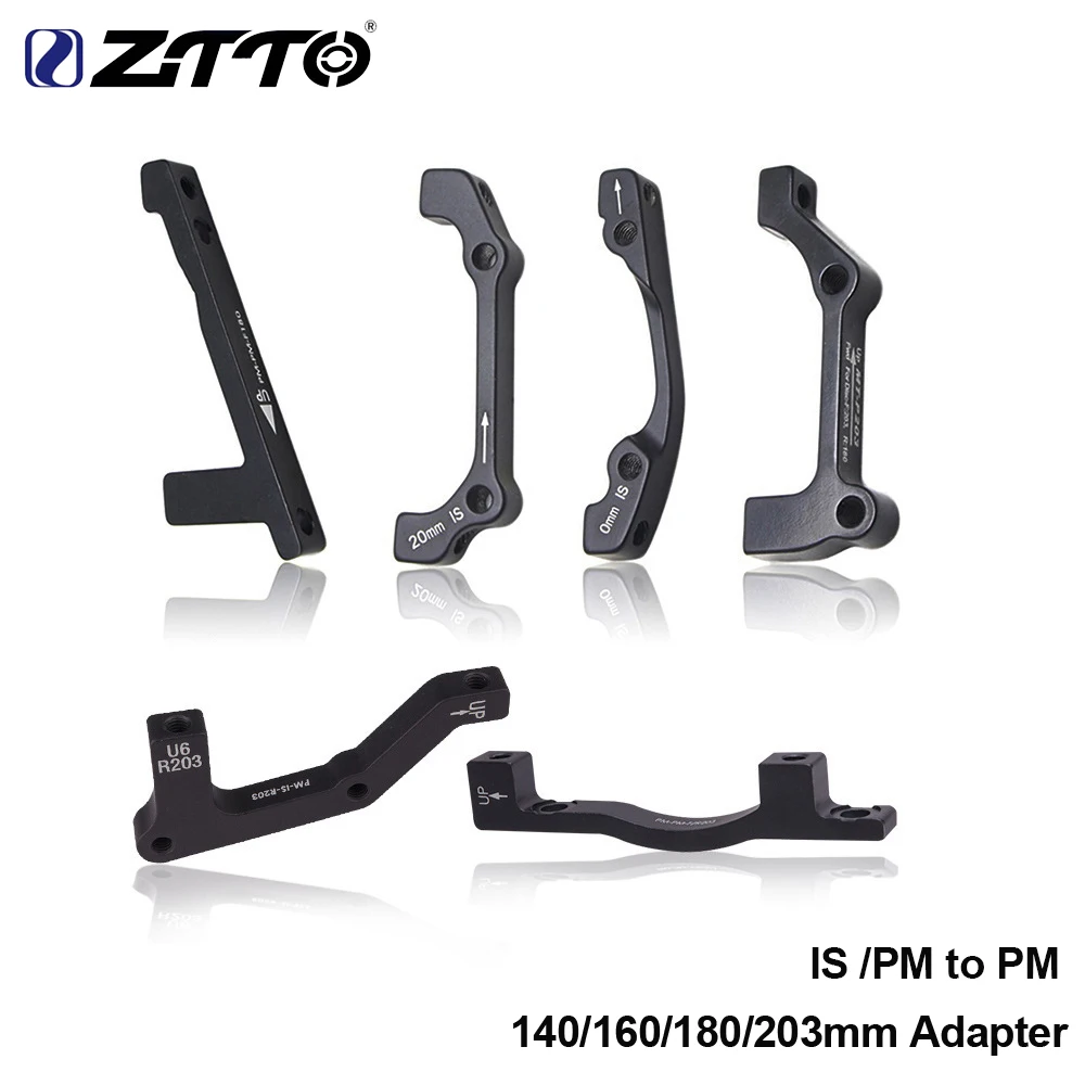 Wspornik rowerowy hamulec tarczowy ultra lekki rower górski ZTTO jest PM A B do PM Adapter do montażu hamulca tarczowego dla wirnik hamulca 140mm 160mm 180mm 203mm