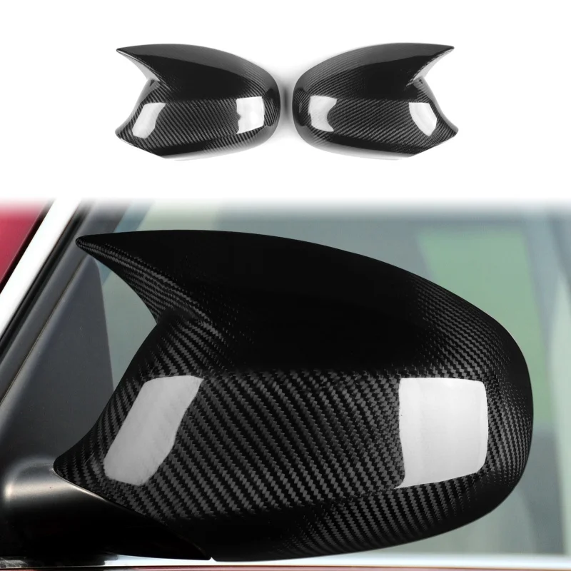 paste Style Carbon fiber Rearview mirror housing Shell cover For BMW 3 series E90 2009-2012