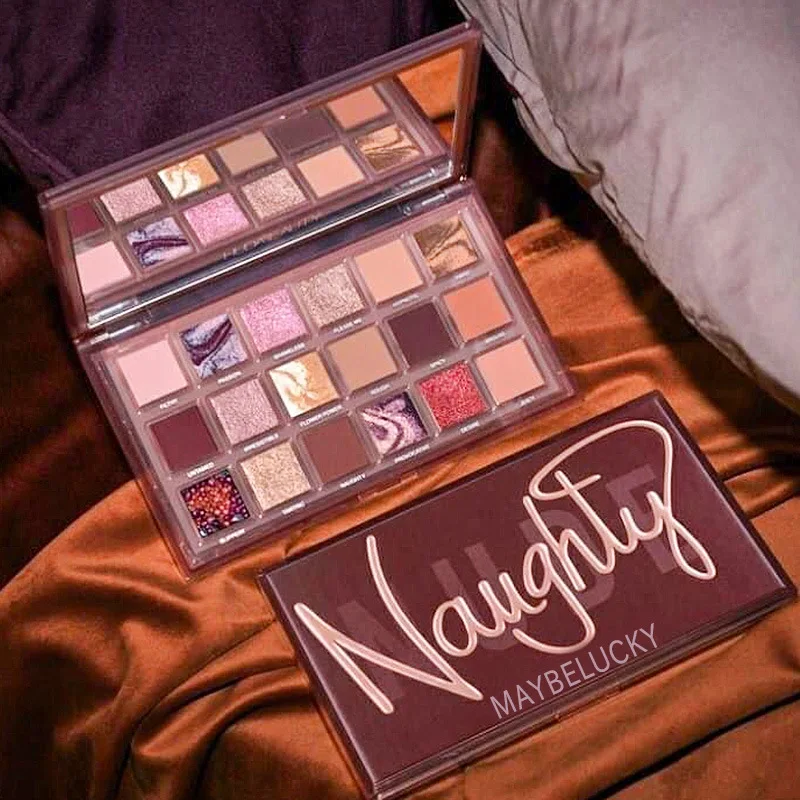 Reverse Rose Eyeshadow Palette 18-Color– Matte, Shimmer & Glitter Sparkle, Highly Pigmented Princess Shades, All-in-One Makeup
