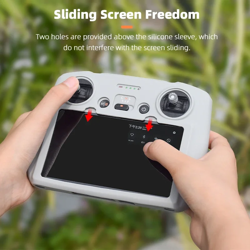 DJI 미니 3 프로 RC 원격 제어 실리콘 커버, 충격 방지, 스크래치 방지, 보호 슬리브, 드론 액세서리