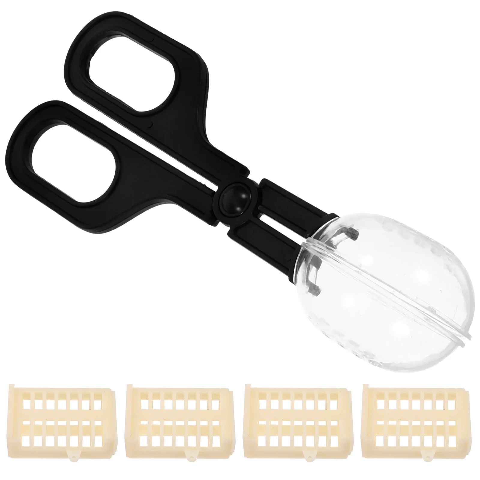 

Beekeeping Tools 1 Pc Plastic Queen Cage Bee Catcher Clips Set Bee Breeding Cage Beehive Supplies Multifunctional Large Capacity