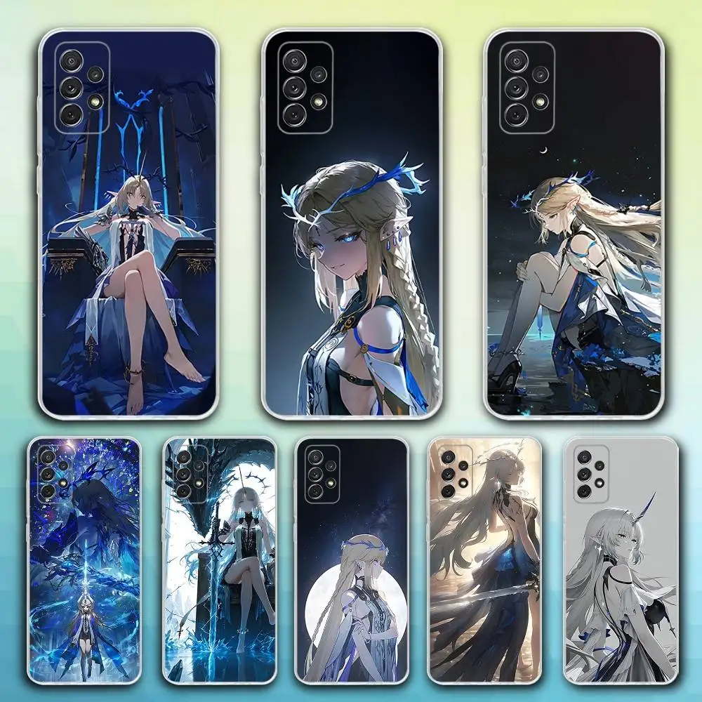 

Cute C-Cartethyia Game Phone Case For Samsung S30,23,21,22,20, FE lite,S10,9,8,7 PIus Note20ultra Soft Transparent