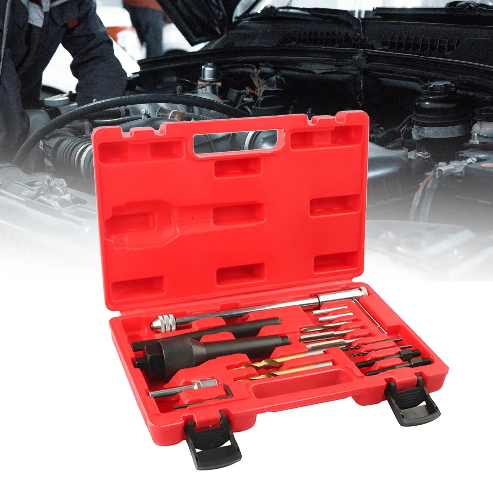 

16Pcs Generic Glow Plug Removal Remover Tool Kit Sturdy for 0.3in 0.4in Plug