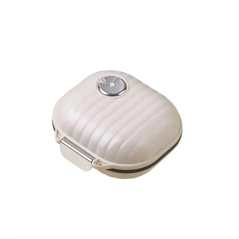 Portable Pill Box Seven Days A Week Dispenser Sealed Box Elderly Pills On The Go Sealed Moisture And Humidity Resistant