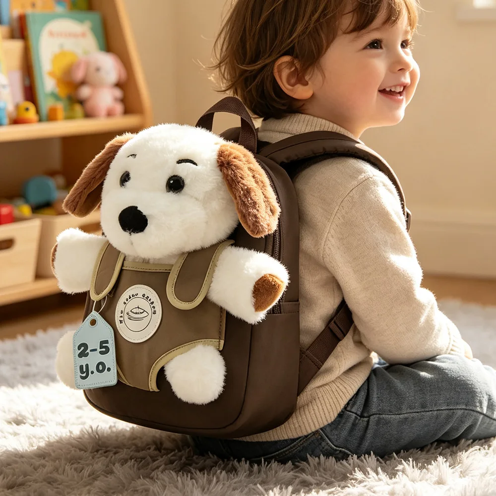 Casual Children Backpack, Cute Doll Children's School Backpack for Girl, Children's Daycare Backpack, Kindergarten Backpack Boys