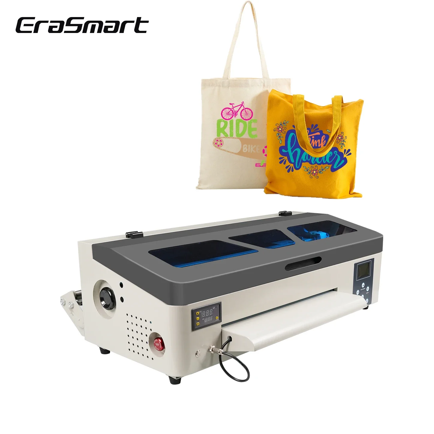 Erasmart New A3 Pet Film T Shirt Textile Printing Machine Digital Dtf Print Pet Film Printer A3+ Dtf Printers With Xp600 Head